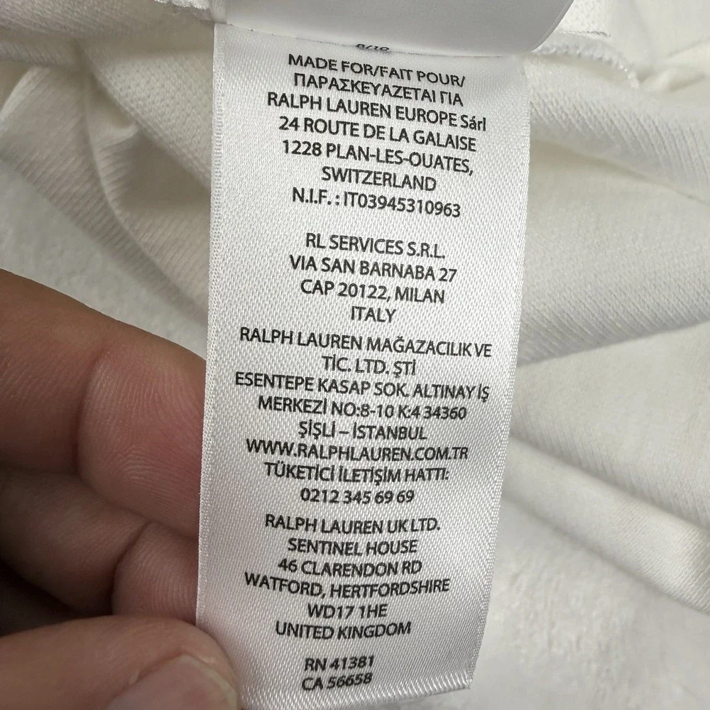 Polo Ralph Lauren Classic Fit Polo Shirt Big &Tall Men's 4XLT White NWT $125 - Picture 10 of 10